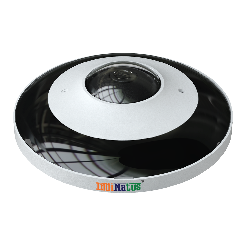 IN-IPC3F38P-I3USDK, 5MP IR Fisheye Network Camera IndiNatus® India Private Limited - India Ka Apna Brand, Indian CCTV  Brand,  Make In India CCTV camera, Make in india cctv camera brand available on gem portal, IP Network Camera, Indian brand CCTV Camera 