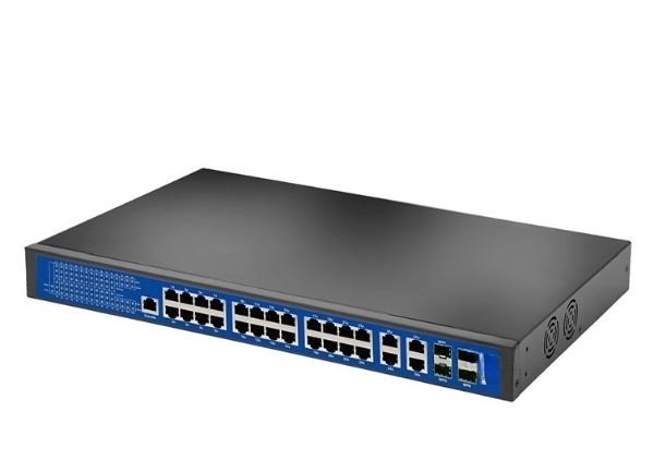  24Port Gigabit PoE + 4-Port Gigabit SFP + 2-Port Gigabit Copper Ethernet Switch, IN-24P4G-SFP-420W,  IndiNatus® India Private Limited - India Ka Apna Brand, Indian CCTV  Brand,  Make In India CCTV camera, Make in india cctv camera brand available on gem portal, IP Network Camera, Indian brand CCTV Camera, Best OEM Of CCTV in India      