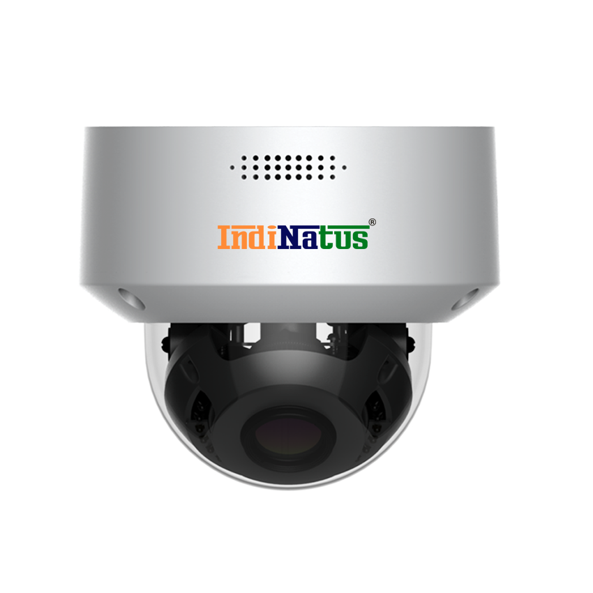 IN-IPC3F35P-I5ZUSDK, 5MP Super Brightstar Motorized IR Dome Camera IndiNatus® India Private Limited - India Ka Apna Brand, Indian CCTV  Brand,  Make In India CCTV camera, Make in india cctv camera brand available on gem portal, IP Network Camera, Indian brand CCTV Camera 